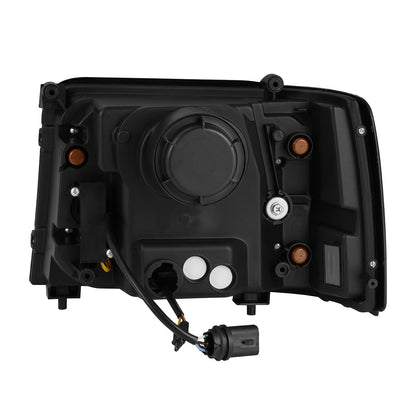 AlphaRex 92-96 Ford F-Series/Bronco NOVA-Series LED Projector Headlights Alpha-Black