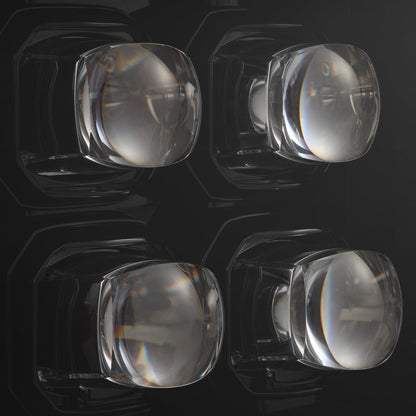 AlphaRex 92-96 Ford F-Series/Bronco NOVA-Series LED Projector Headlights Alpha-Black