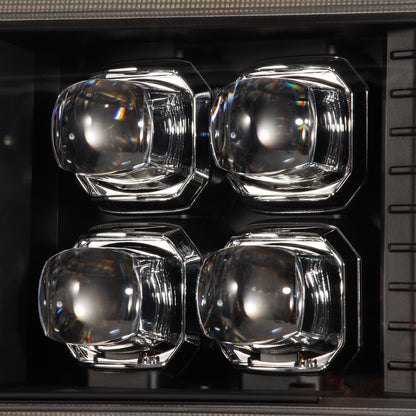 AlphaRex 92-96 Ford F-Series/Bronco NOVA-Series LED Projector Headlights Black