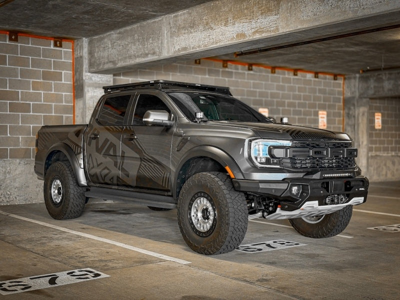 Rival 2D.1813.1.US Aluminum Bumper w/Winch Mount & Recovery Points For Ford Ranger Raptor