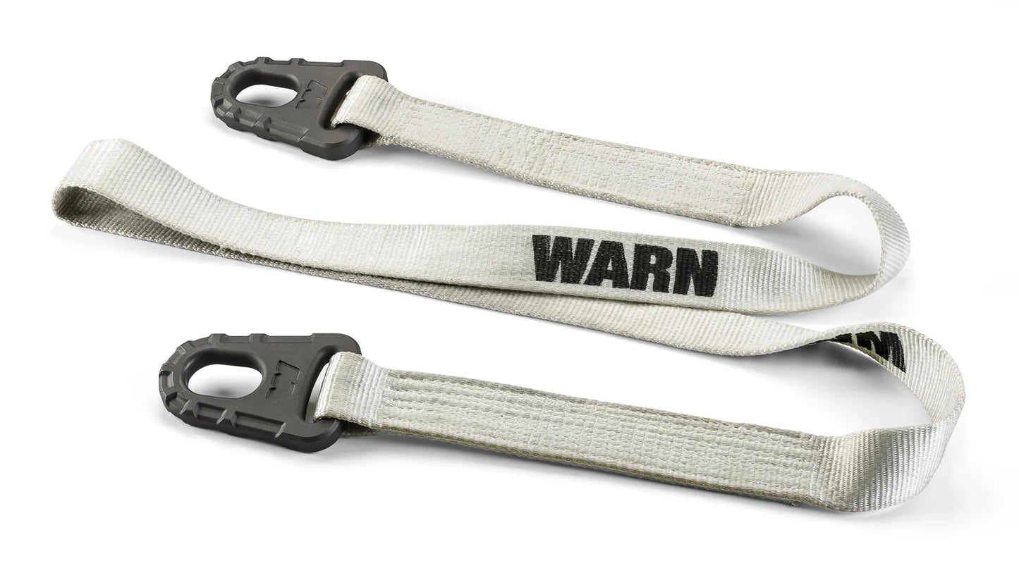 WARN 92095 Premium Cerakote Tree Trunk Strap Protector 14400 Pound Winch Forged