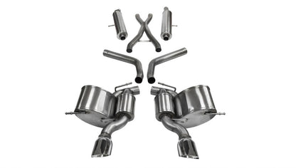 CORSA Xtreme, Sport 2.75in Cat-Back | Jeep GC SRT (14-21) (14466BLK)