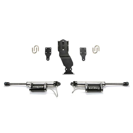 Fabtech 2.25in Dual Steering Stabilizer Kit w/ Resi Shocks | Ford F450/F550 4WD (19-20) (FTS22314)