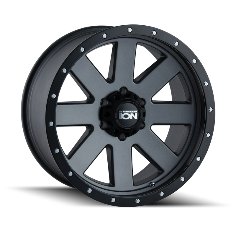 ION Wheels Type 134 Matte Gunmetal/Black Beadlock | 18x10" -19mm | 5x139.7mm Wheel