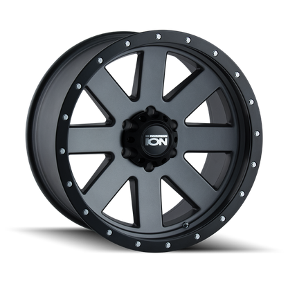 ION Wheels Type 134 Matte Gunmetal/Black Beadlock | 18x10" -19mm | 5x139.7mm Wheel