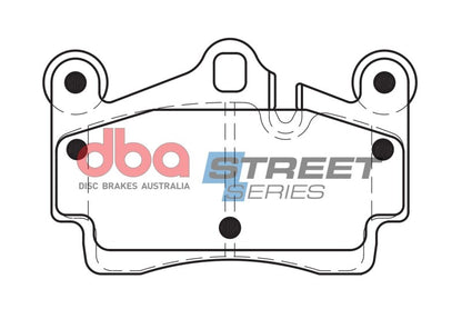 DBA Rear Street Series Brake Pads | Audi Q7 (07-15) (DB1677SS)