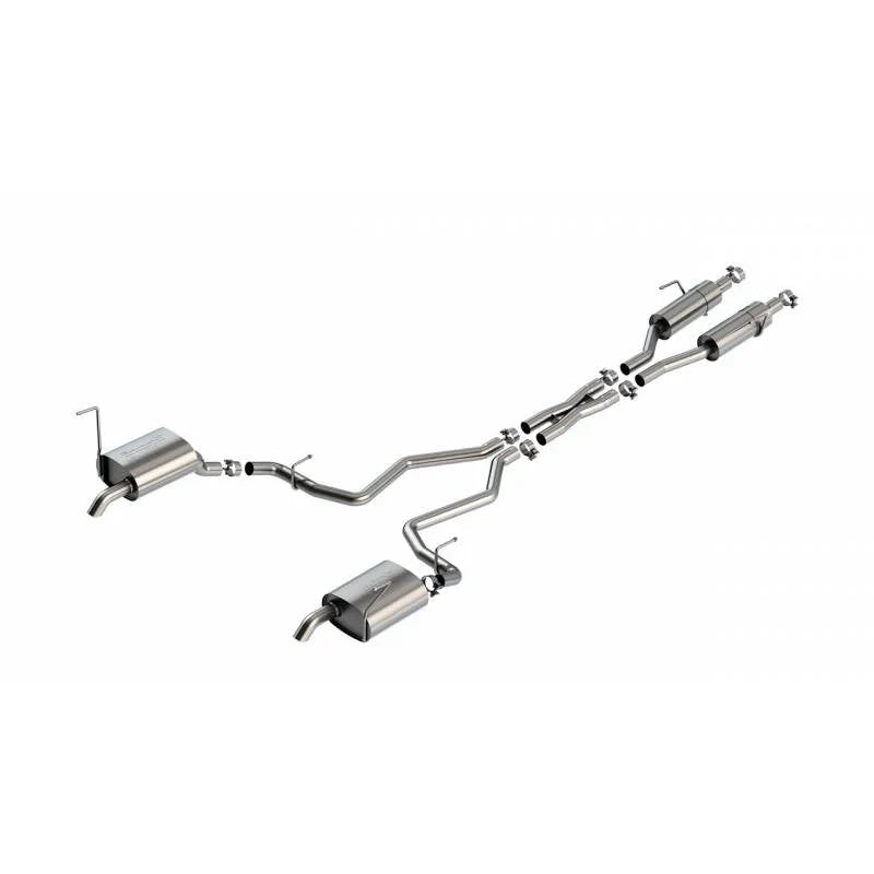 Borla S-Type Exhaust System: Jeep Grand Cherokee L 2022 - 2023 (3.6L V6 & 5.7L Hemi)