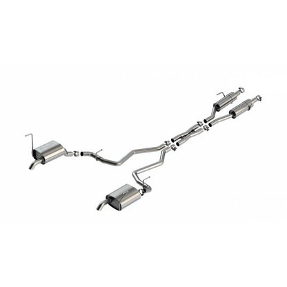 Borla S-Type Exhaust System: Jeep Grand Cherokee L 2022 - 2023 (3.6L V6 & 5.7L Hemi)