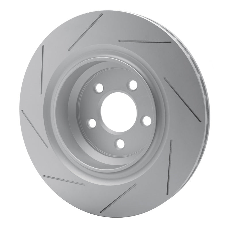DFC Rear GeoSPEC Coated Slotted Brake Rotor: Chrysler 300 (05-23)