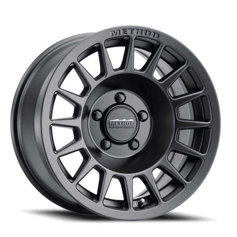 (set of 4) Method MR707 Matte Black | 17x8.5" +0mm | 5x150mm Wheel