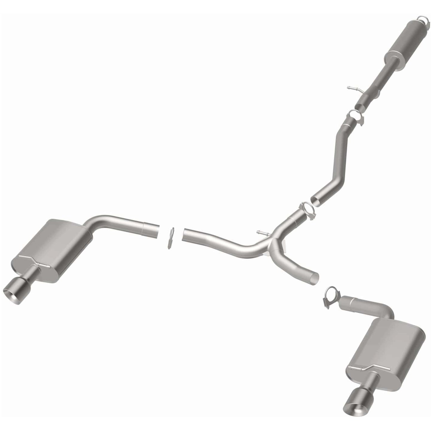 BRExhaust 2013-2019 Ford Taurus 3.5L Direct-Fit Replacement Exhaust System