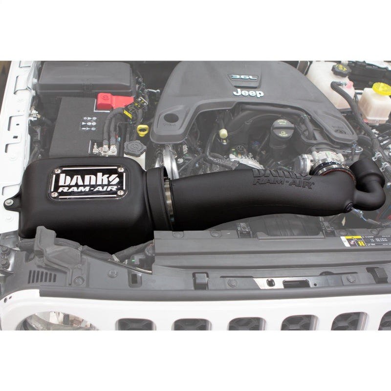 Banks Power 18-20 Jeep 3.6L Wrangler Ram-Air Intake System - Dry Filter | Jeep Wrangler (18-20) (41843-D)