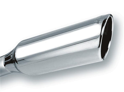 Borla 3in Inlet 4in Round Rolled Angle-Cut Tip | Universal (20246)