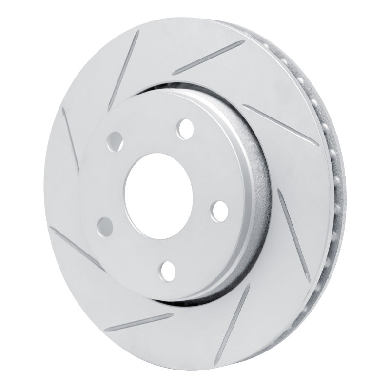 DFC Front Left Slotted Geoperformance Rotor: Jeep Wrangler 2.0L / 2.5L (07-18)