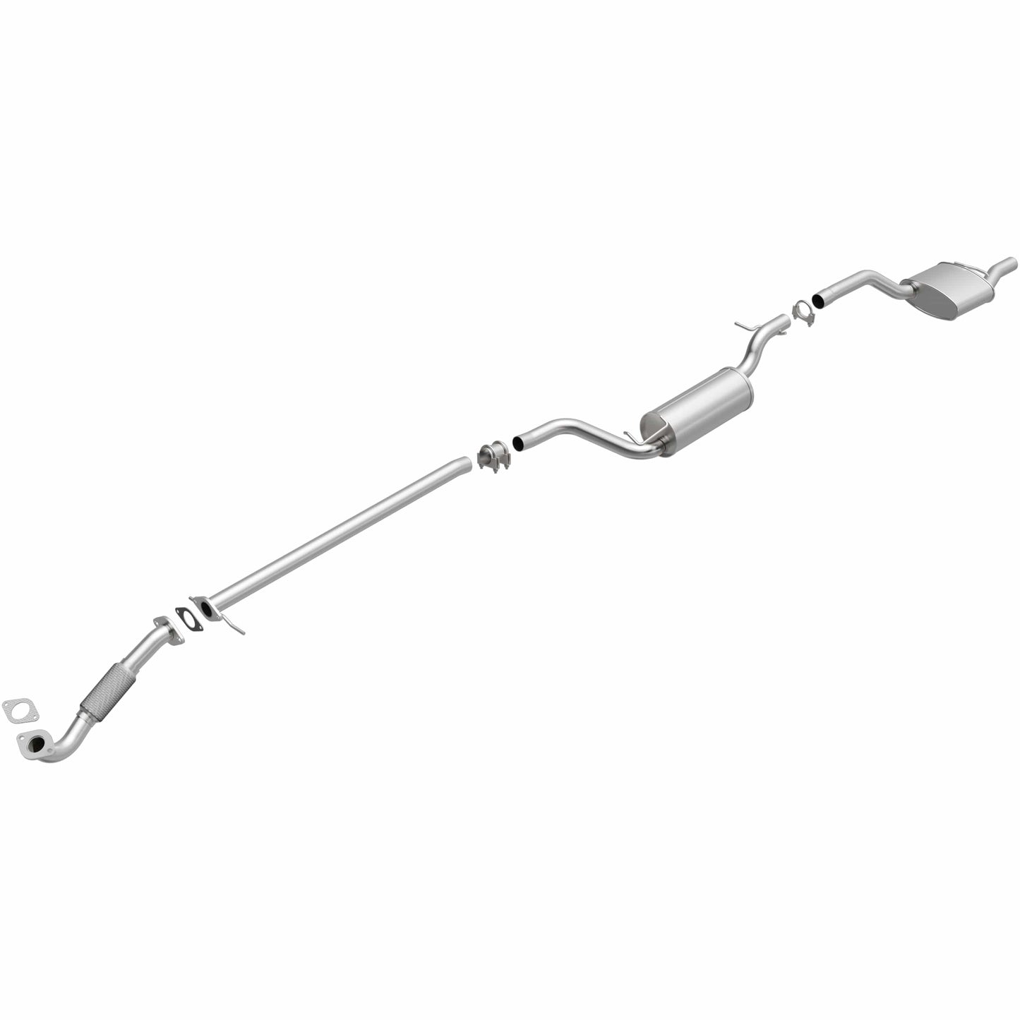 BRExhaust 2000-2004 Ford Focus 2.0L Direct-Fit Replacement Exhaust System