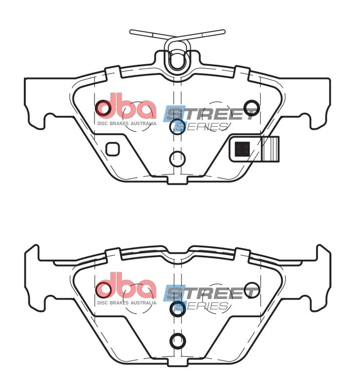 DBA Rear Street Series Brake Pads | Subaru WRX (16-19) (DB2398SS)