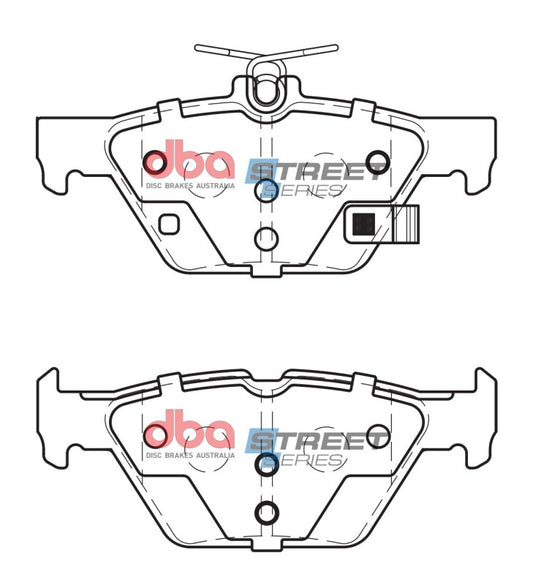 DBA Rear Street Series Brake Pads | Subaru WRX (16-19) (DB2398SS)