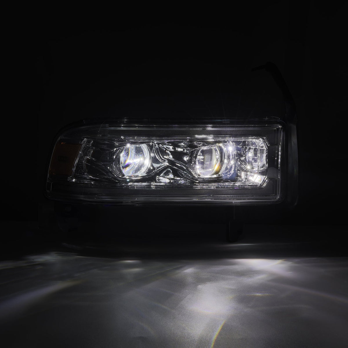 AlphaRex 94-01 Dodge Ram 1500 LUXX LED Headlights Chrome w/ Activ. Light Seq. Signal and SB DRL