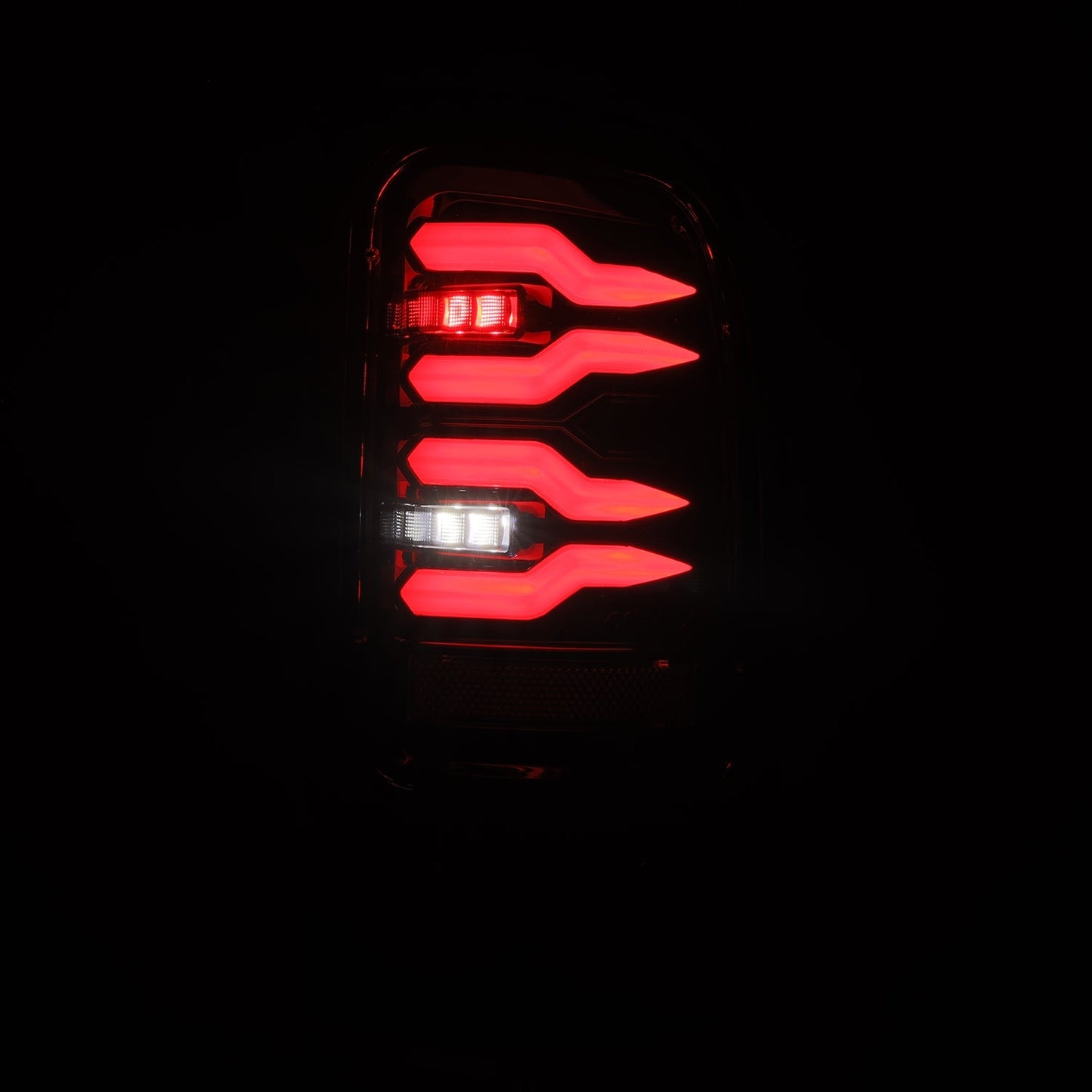AlphaRex 94-01 Dodge Ram 1500/94-02 Ram 2500/3500 LUXX-Series LED Tail Lights Alpha-Black