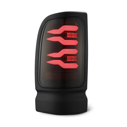 AlphaRex 94-01 Dodge Ram 1500/94-02 Ram 2500/3500 LUXX-Series LED Tail Lights Black