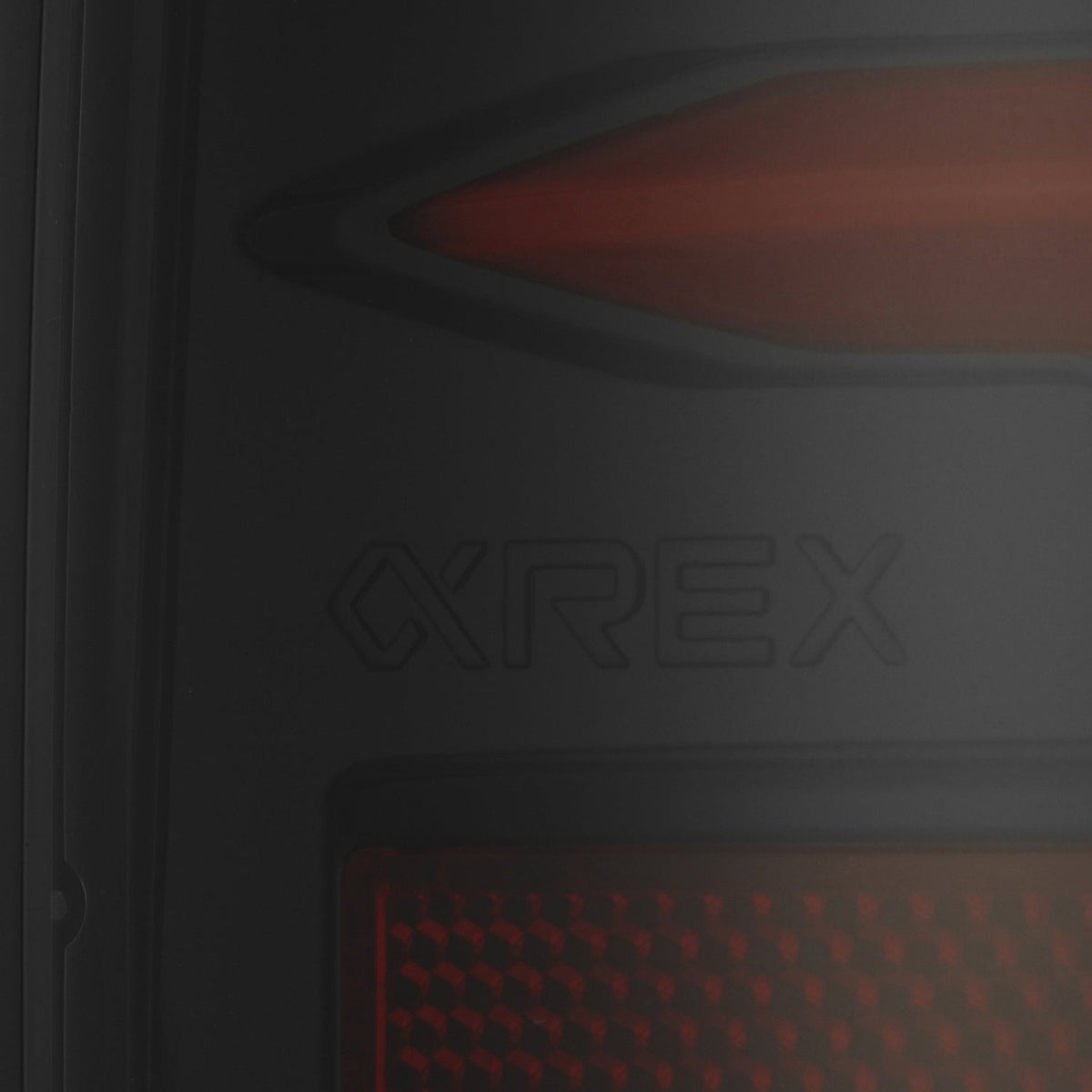 AlphaRex 94-01 Dodge Ram 1500/2500/3500 LUXX-Series LED Tail Lights - Black/Red