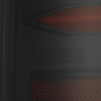 AlphaRex 94-01 Dodge Ram 1500/2500/3500 LUXX-Series LED Tail Lights - Black/Red