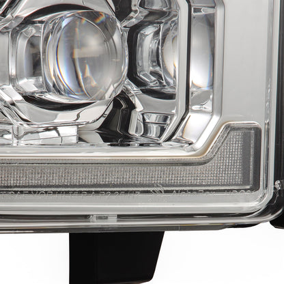 AlphaRex 94-01 Dodge Ram 1500 NOVA LED Headlights Chrome w/ Activ. Light Seq. Signal and SB DRL