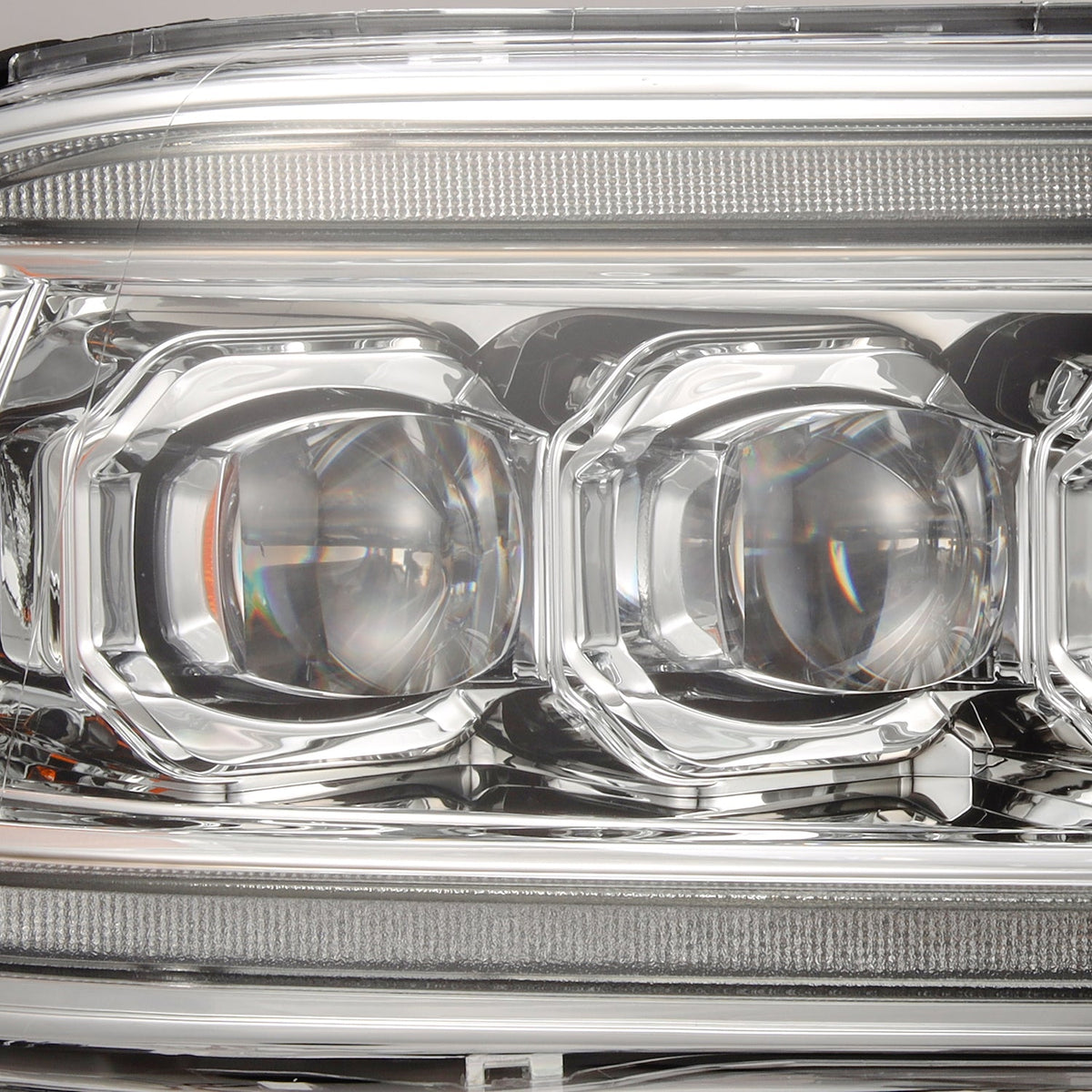 AlphaRex 94-01 Dodge Ram 1500 NOVA LED Headlights Chrome w/ Activ. Light Seq. Signal and SB DRL