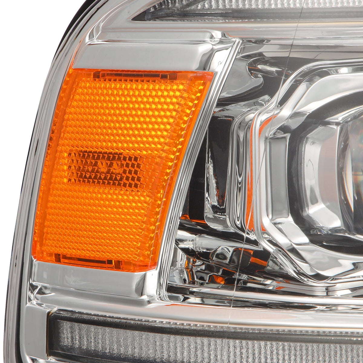 AlphaRex 94-01 Dodge Ram 1500 NOVA LED Headlights Chrome w/ Activ. Light Seq. Signal and SB DRL