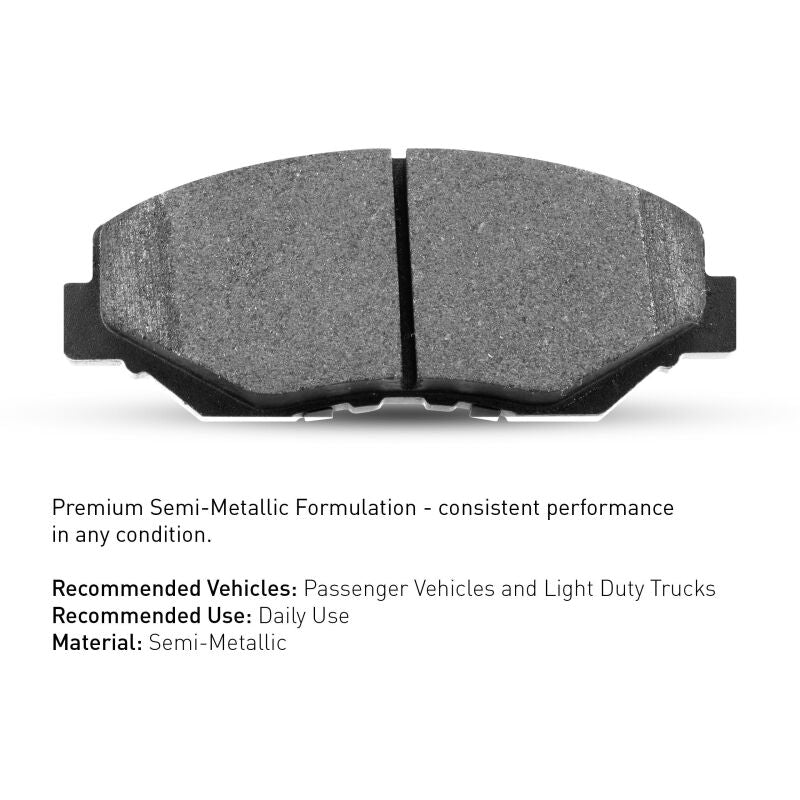 R1 Semi-Met Brake Pads | BMW 5/6 Series G30/G31/G38, X3/X4/X5/X6 (2311-1850-00)