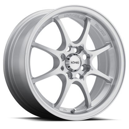 (set of 4) Konig Helium Silver | 15x6.5" +40mm | 4x100mm Wheel