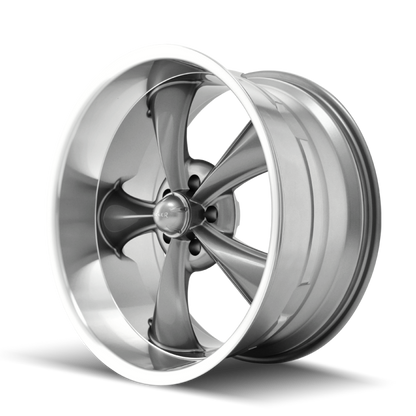 Ridler Wheels 695 Gloss Grey Machined | 18x9.5" +6mm | 5x127mm Wheel