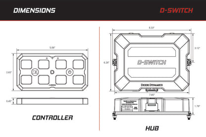Diode Dynamics D-Switch 8 Button Controller Kit