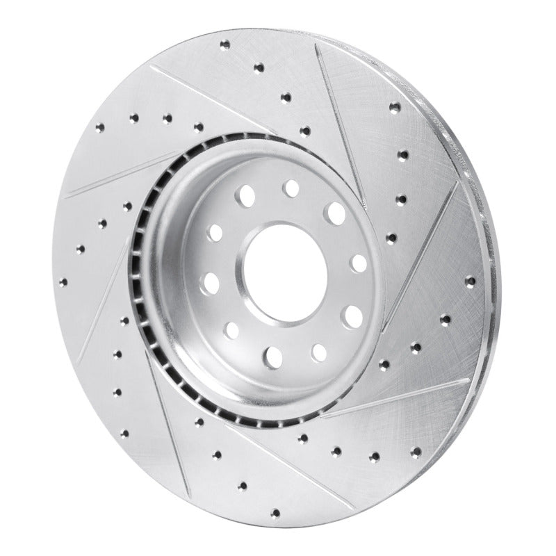 DFC D&S Silver Brake Rotor (FRONT LEFT): Dodge Charger (21-25)
