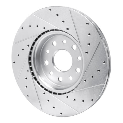 DFC D&S Silver Brake Rotor (FRONT LEFT): Dodge Charger (21-25)