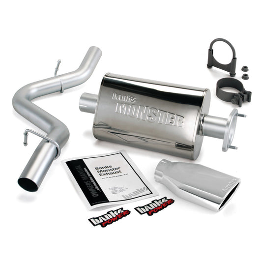 Banks Power 51315 SS 2.5in Exhaust | Jeep Wrangler 97-07 (SS, D&S, 2.5in) (51315)