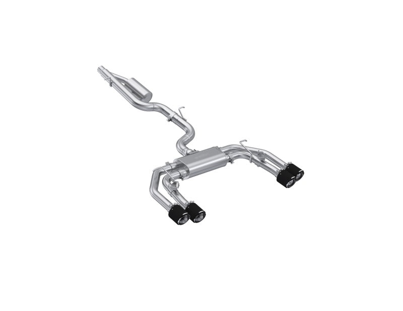 MBRP 3in Cat Back w/ Quad Carbon Fiber Tips | Audi S3 (2022+) (S46193CF)