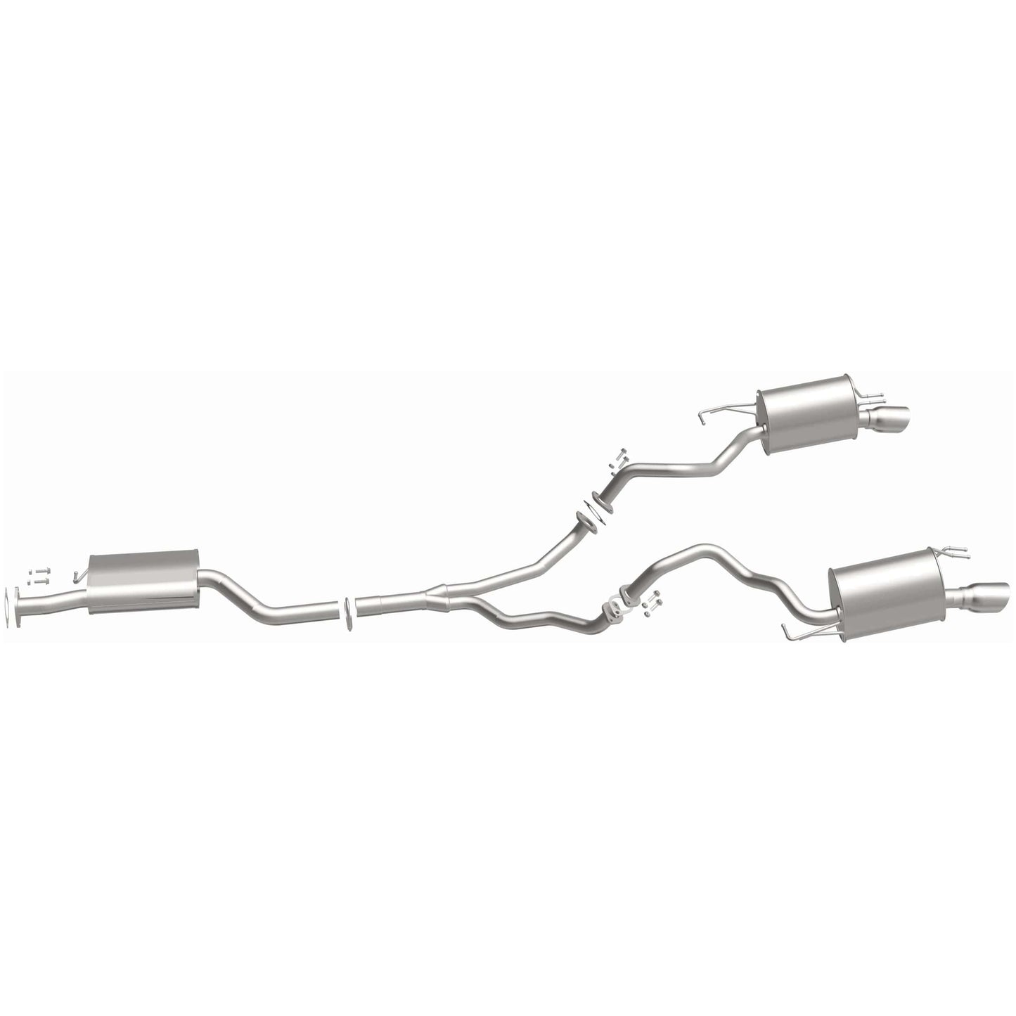 BRExhaust 2007-2009 Hyundai Santa Fe 3.3L Direct-Fit Replacement Exhaust System