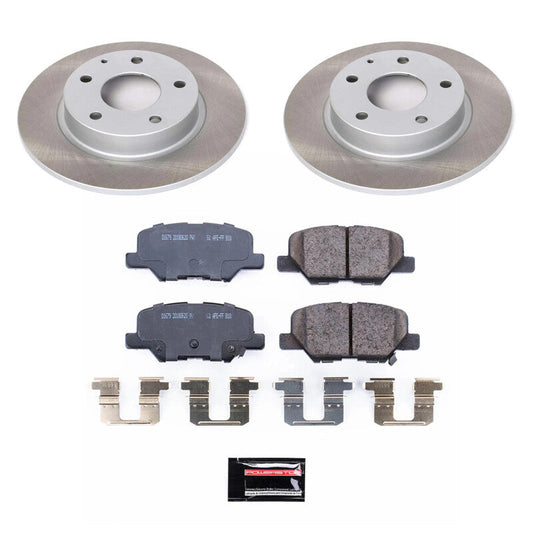 PowerStop 14-16 Mazda 3 Rear Semi-Coated Rotor Kit (SC6962)