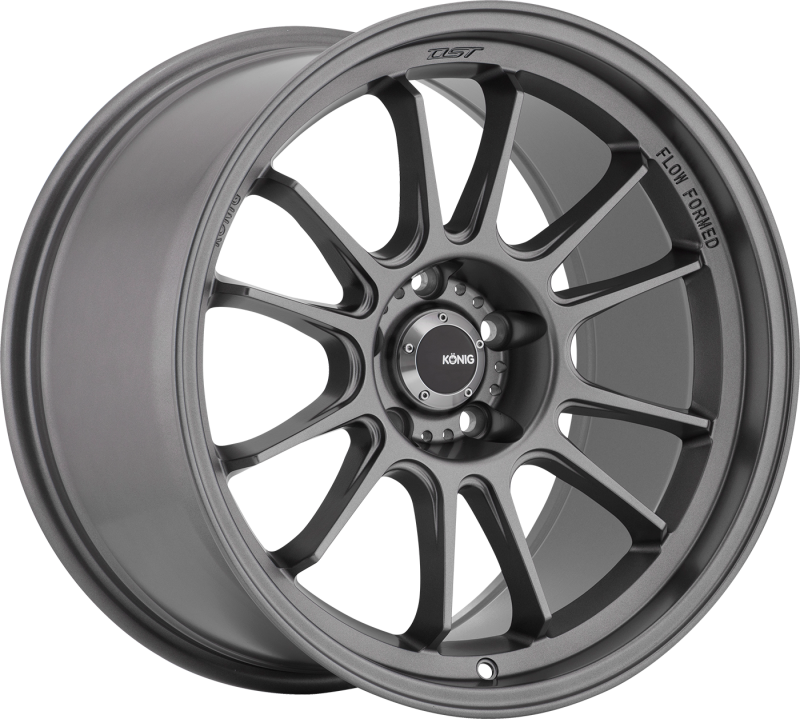 Konig Hypergram Matte Grey | 18x11" +25mm | 5x120mm Wheel
