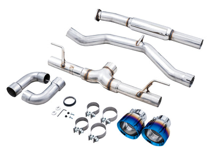 AWE Track Edition Exhaust for Subaru BRZ / Toyota GR86 / Toyota 86 / Scion FR-S - Vapor Blue Tips