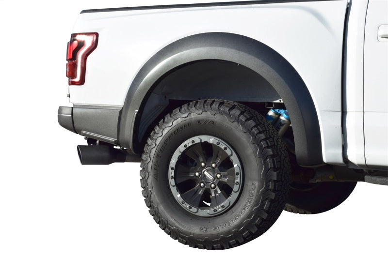 Gibson 3.5in Black Elite Single Side Cat-Back Exhaust | Ford F-150 Raptor (17-19) (619701-B)