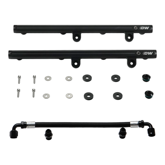 DeatschWerks 7-101 Fuel Rail with Crossover for 05-23 Dodge Hemi