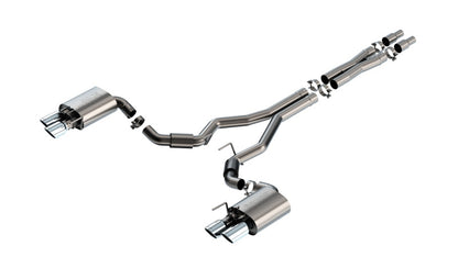 Borla S-Type 3" Cat-Back Exhaust System | Ford Mustang GT (24) (140962)
