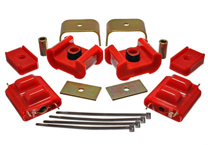 Energy Suspension 3.1124R Motor and Transmission Mount Kit For 77-84 Chevy K10