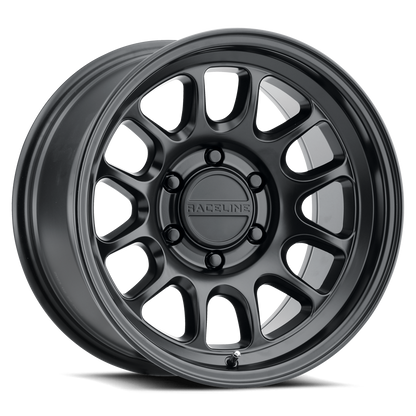 Raceline 958 Rogue Satin Black | 17x8.5" +25mm | 6x139.7mm Wheel