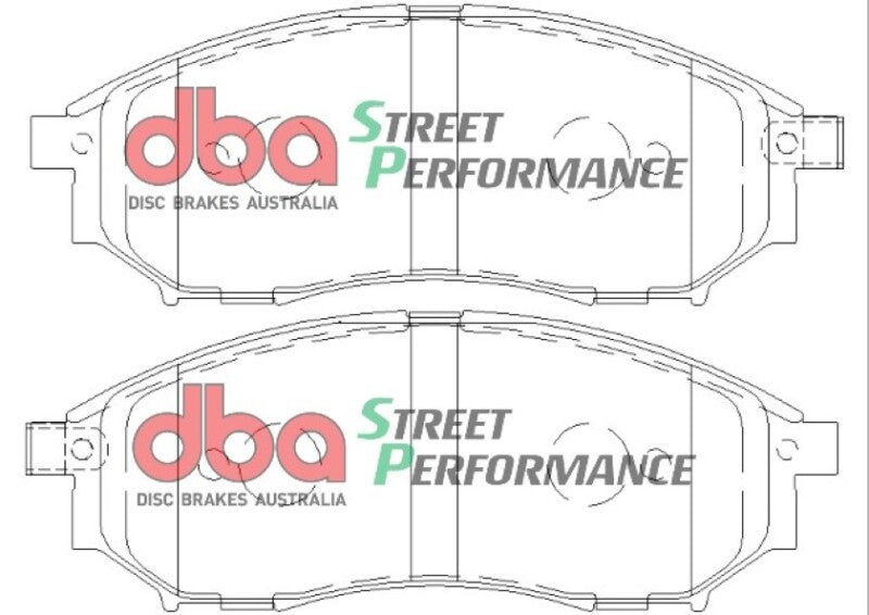 DBA Front Street Performance Brake Pads | Infiniti Q45 (02-06) (DB1696SP)
