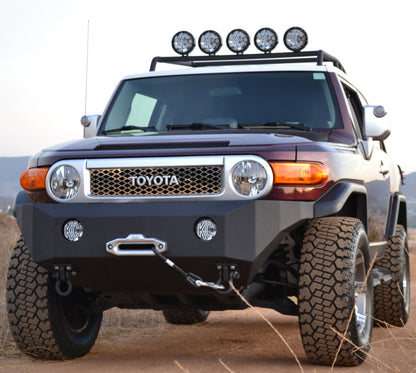 Body Armor FJ-19336 Front Winch Bumper Black for 07-14 Toyota FJ Cruiser