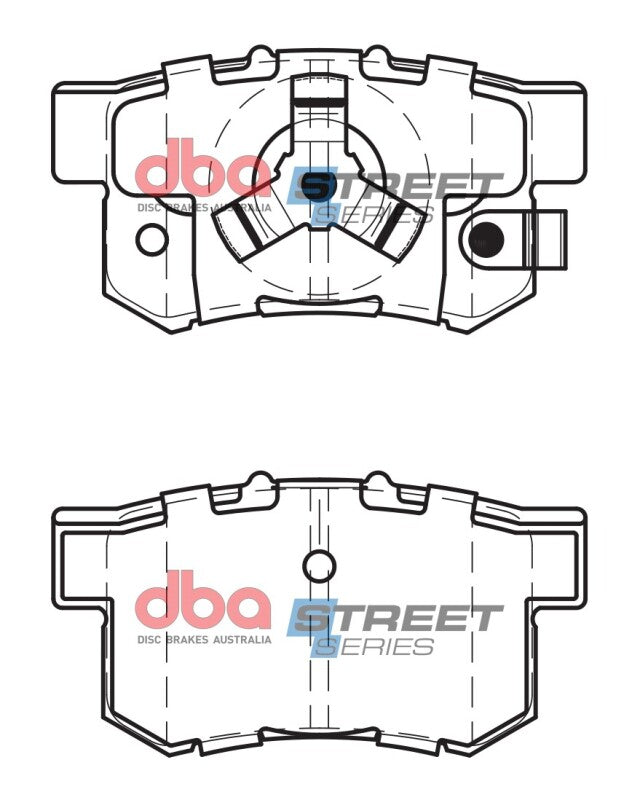 DBA Street Series Rear Brake Pads | Acura RDX (10-18) (DB1728SS)