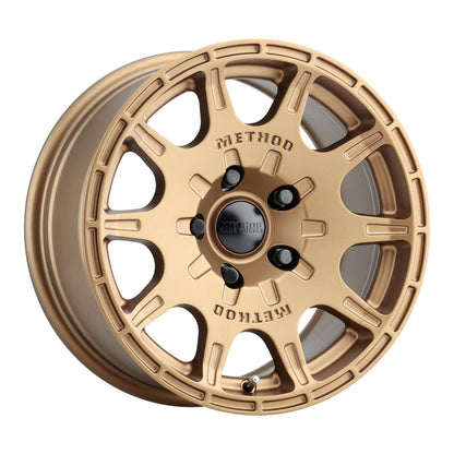 (set of 4) Method MR502 VT-Spec Bronze | 15x7" +15mm | 5x100mm Wheel